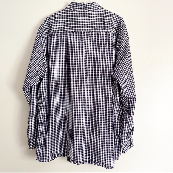 LIZ CLAIBORNE men's plaid button down shirt - Picture 8 of 9